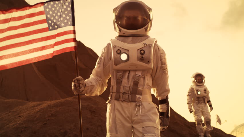 Cosmonauts on Mars